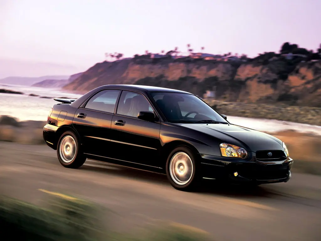 Subaru Impreza (GD4, GD9) 2 поколение, рестайлинг, седан (11.2002 - 12.2005)